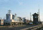 Rock Island Passes Culver Tower in Muscatine Iowa